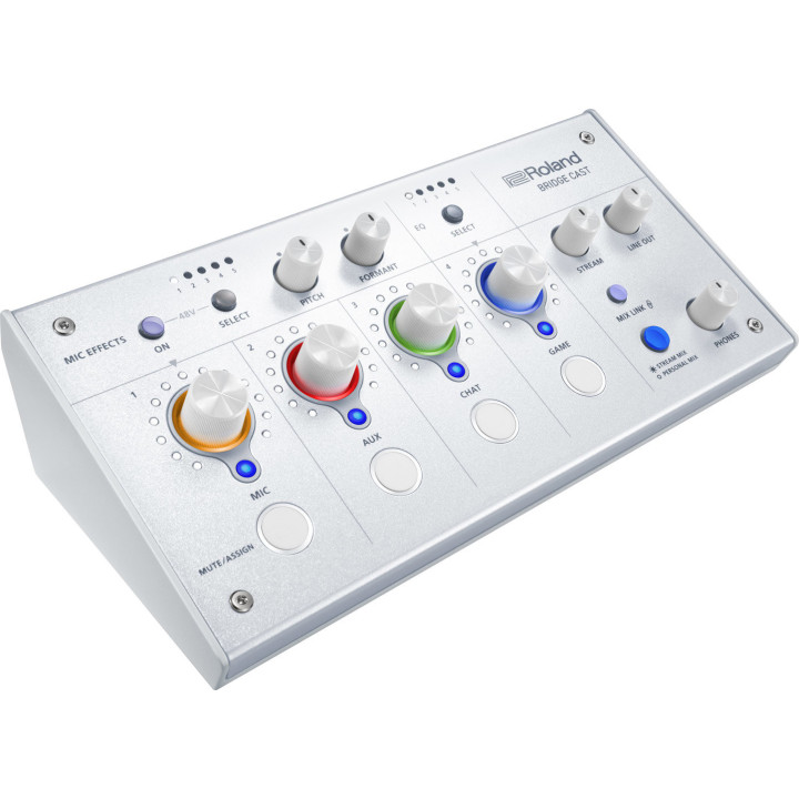 ROLAND BRIDGECAST-WH gaming mixer