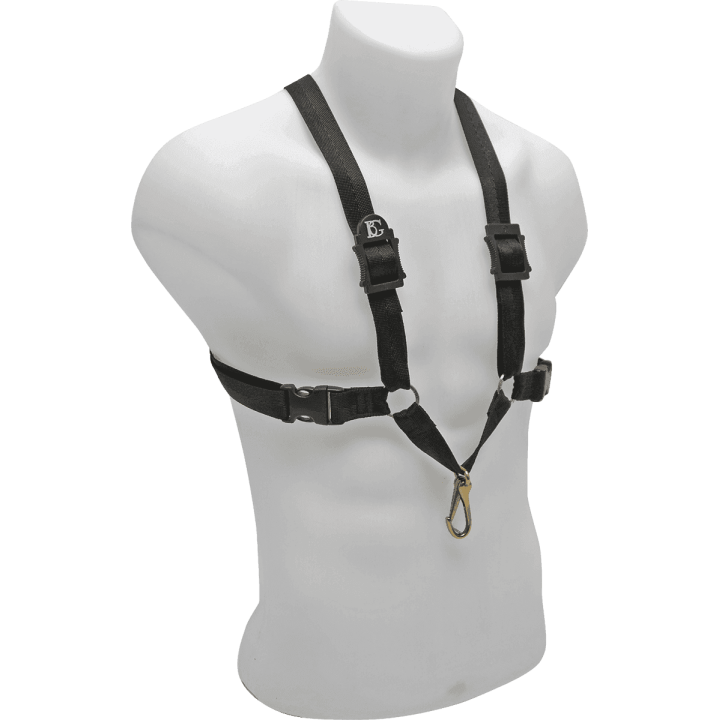 BG S43MSH harnais pour saxo - mousqueton métal - homme xl
