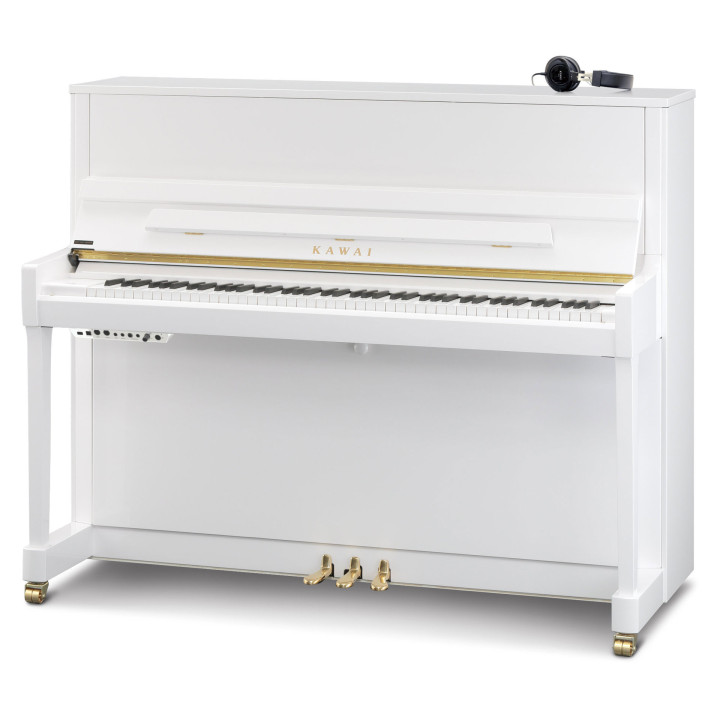 KAWAI K 300 ATX4 WHP Blanc brillant 122cm  Systeme Silencieux ATX4